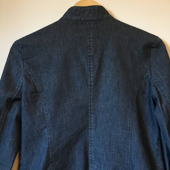 Van Heusen Dark Blue Denim Jean Jacket - Picture 6 of 16